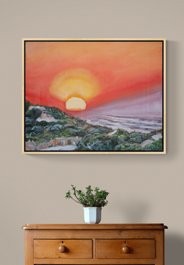 'Goolwa Beach Sunrise' Canvas Print