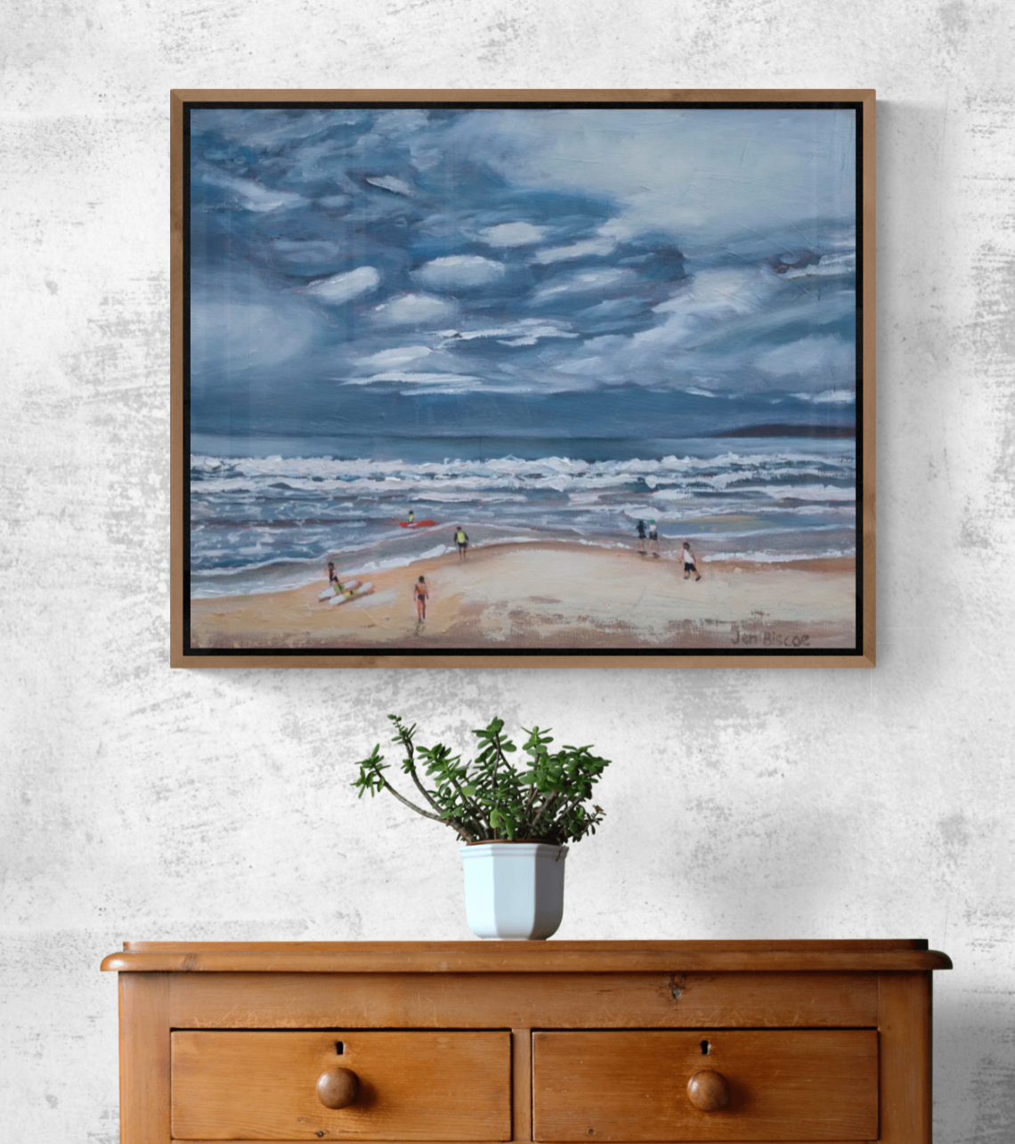 'Swirling Skies' Canvas Print