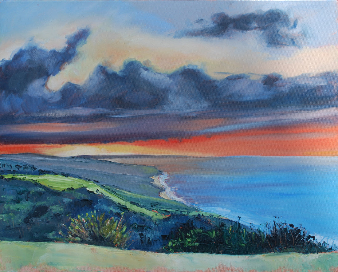 'Tapanappa Sunset' Paper Print