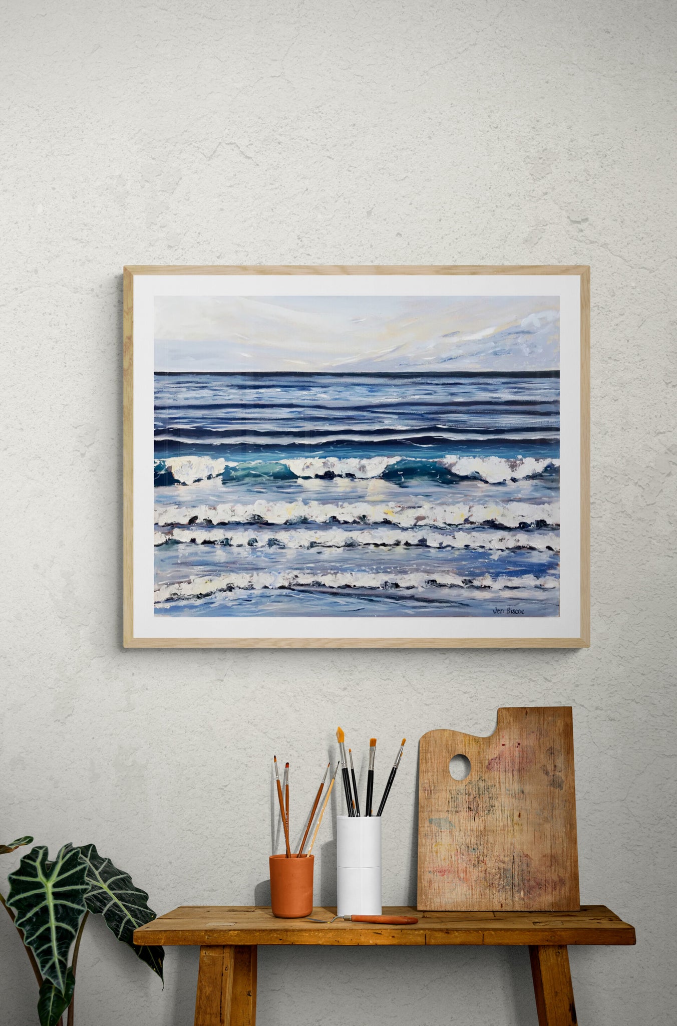 'Twilight Waves' Paper Print