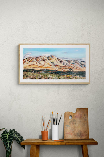 'Flinders Ranges Holowiliena Station' Paper Print