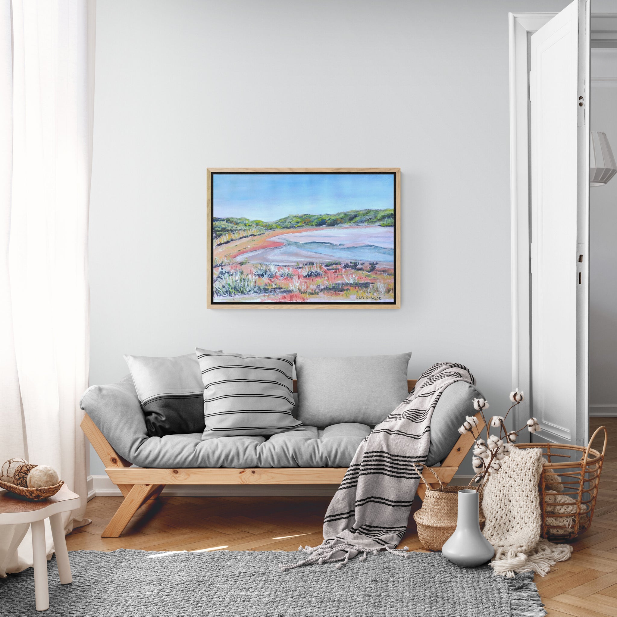 'Colours of the Coorong' Canvas Print