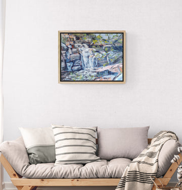 'Deep Creek Waterfall' Canvas Print