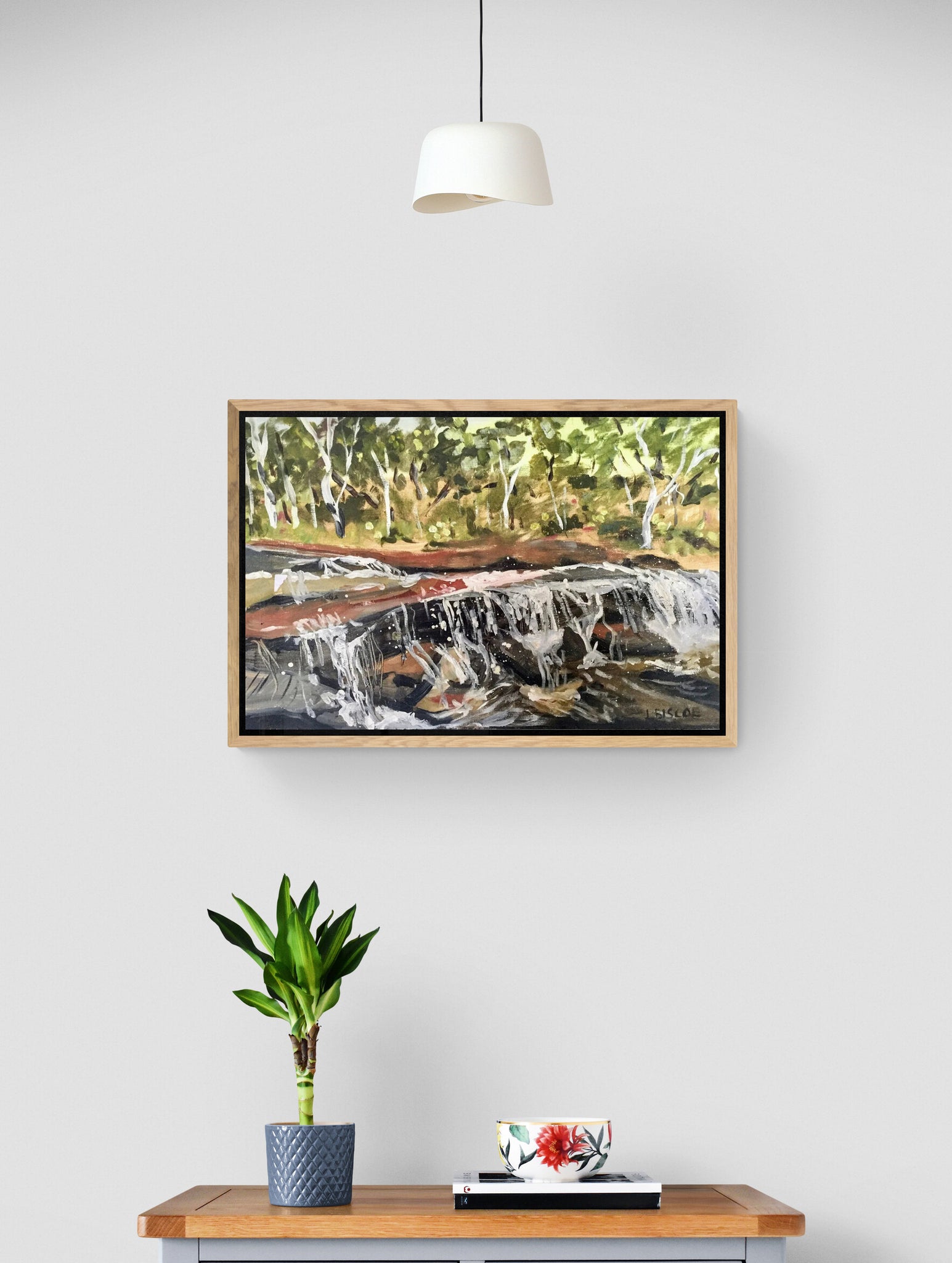 'Outback Waterfall' Canvas Print