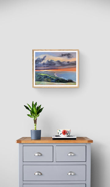 'Tapanappa Sunset' Paper Print